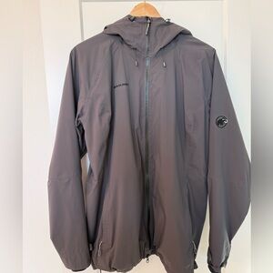 Mammut Women’s GORE-TEX Hooded Waterproof Shell Jacket Size XL | EUC